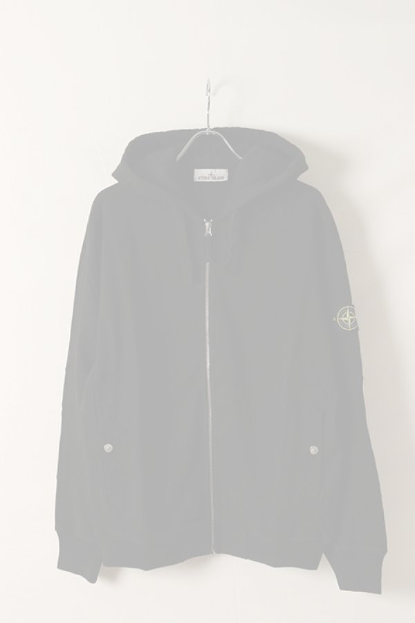 画像1:   STONE ISLAND ストーンアイランド 63160 ‘OLD’ TREATMENT スウェットシャツ フルジップ  {-BDS}  :801563160-V0029  (1)