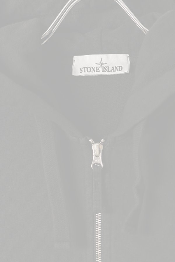 画像2:   STONE ISLAND ストーンアイランド 63160 ‘OLD’ TREATMENT スウェットシャツ フルジップ  {-BDS}  :801563160-V0029  (2)