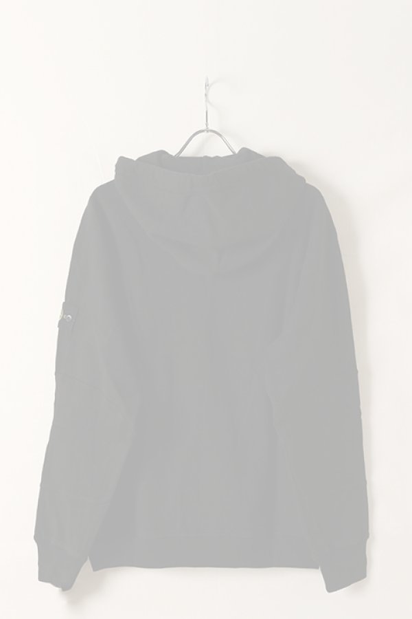画像5:   STONE ISLAND ストーンアイランド 63160 ‘OLD’ TREATMENT スウェットシャツ フルジップ  {-BDS}  :801563160-V0029  (5)