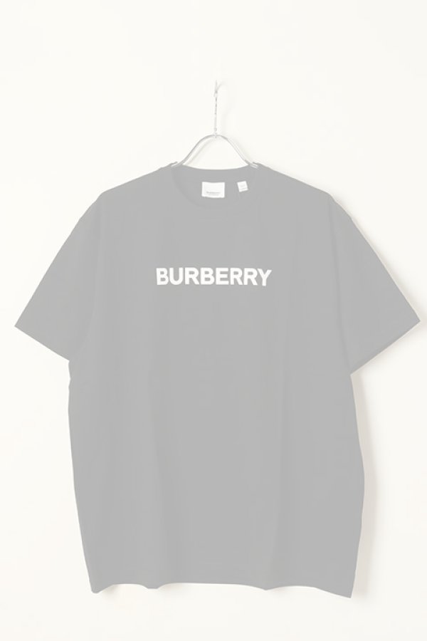 画像1:   BURBERRY バーバリー ロゴプリント コットン オーバーサイズTシャツ{-BCS} (1)