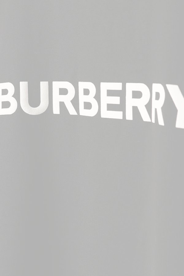 画像2:   BURBERRY バーバリー ロゴプリント コットン オーバーサイズTシャツ{-BCS} (2)