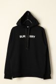 画像1: BURBERRY バーバリー ロゴプリント コットンフーディー{-BCS} (1)