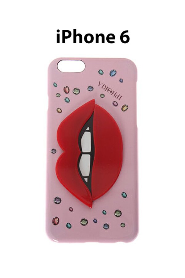 画像1: 【 60%OFF セール｜8,470円→3,388円】 IPHORIA アイフォリア Pink Jewel Lips【iPhone 6/6S】{-AEA} (1)
