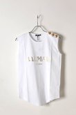 画像1: {SOLD}BALMAIN バルマン BF2 T-SHIRT LOGO BALMAIN GOLD{818105326I-0001-AIS} (1)