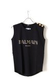 画像1: {SOLD}BALMAIN バルマン BF2 T-SHIRT LOGO BALMAIN GOLD{818105326I-0100-AIS} (1)