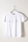 画像1: {SOLD}BALMAIN バルマン BF2 T-SHIRT LOGO HOLO SSL{821000I015-0001-AIS} (1)