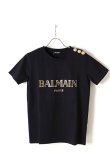 画像1: {SOLD}BALMAIN バルマン BF1 T-SHIRT LOGO G-PRINT SSL{828120326I-0100-AIS} (1)