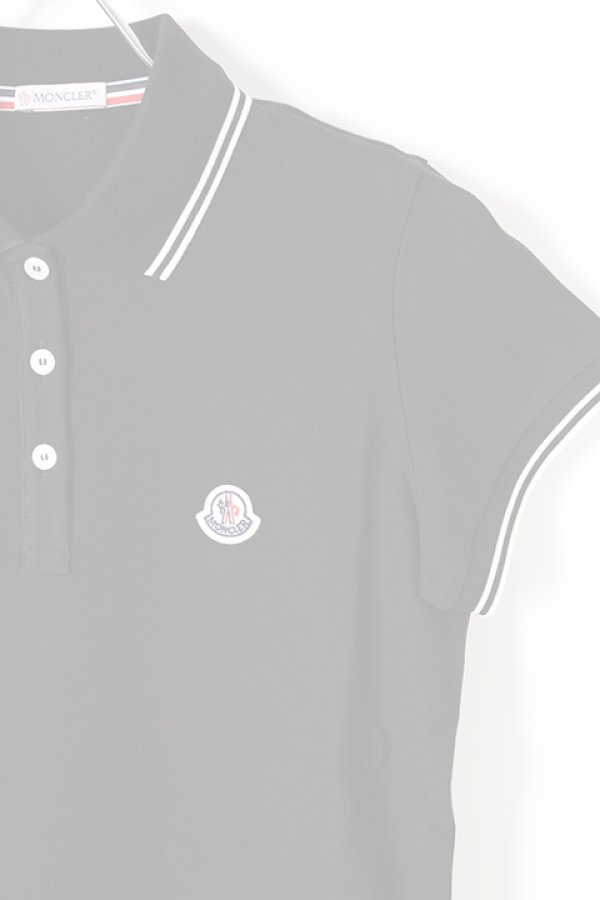 画像4:  {SOLD} MONCLER モンクレール S/S POLO（レディース） {8386000-84667-999-AIS}  :838600084667-9  (4)