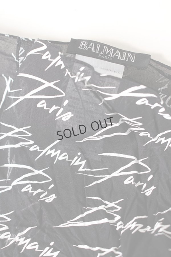 画像4: {SOLD}BALMAIN バルマン BH1 ACC SCARF NEW-LOGO{-AIS} (4)
