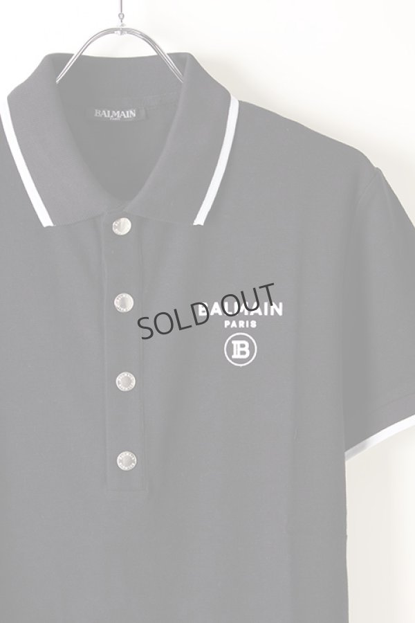 画像3: {SOLD}BALMAIN バルマン BH2 C&S POLO NEW-LOGO{-AIA} (3)