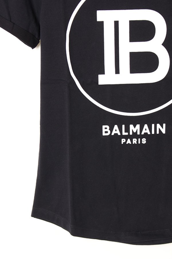 画像4: 【 30%OFF セール52,800円→36,960円】 BALMAIN バルマン BH2 T-SHIRT B-LOGO{-AIA} (4)