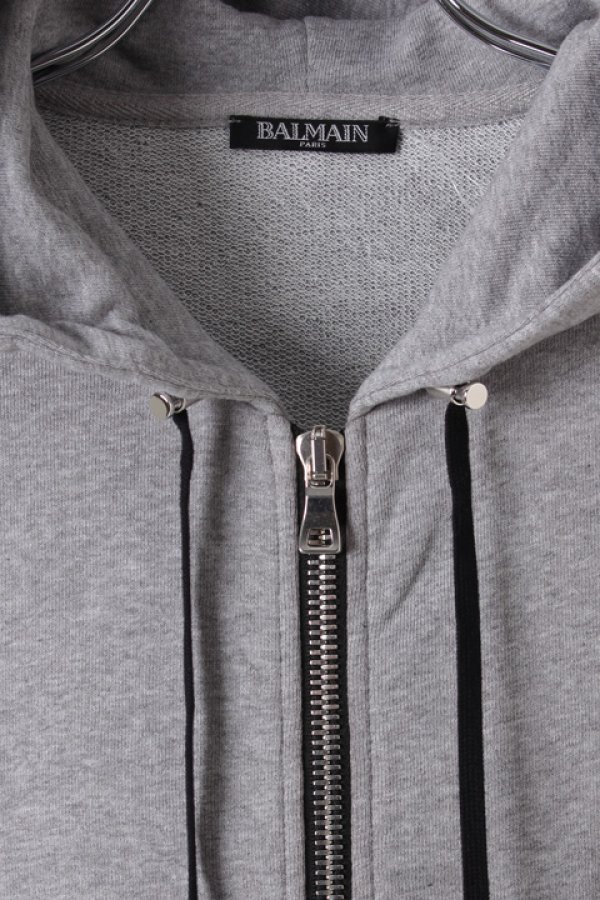 画像2: 【 30%OFF セール160,600円→112,420円】 BALMAIN バルマン BH2 HOODIE BALMAIN{-AIA} (2)