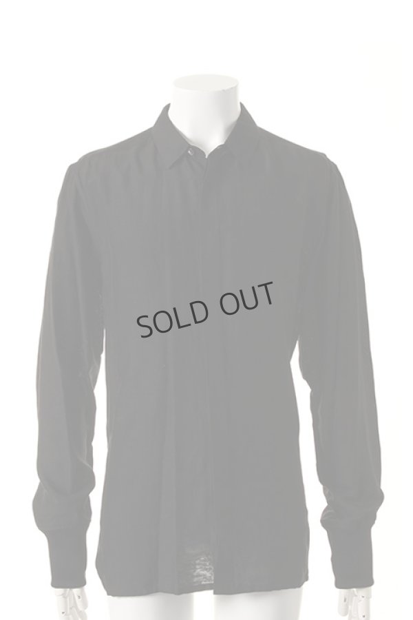 画像1: {SOLD}KRIS VAN ASSCHE クリスヴァンアッシュ SHIRT WITH RIBSEO CUFFS{92CT14-S101-N001-} (1)