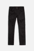 画像1: Nudie Jeans ヌーディージーンズ Grim Tim Dry Everblack グリムティム スリムストレート ジーンズ(レングス30) {113033030GRIMTIM792-BEA} (1)
