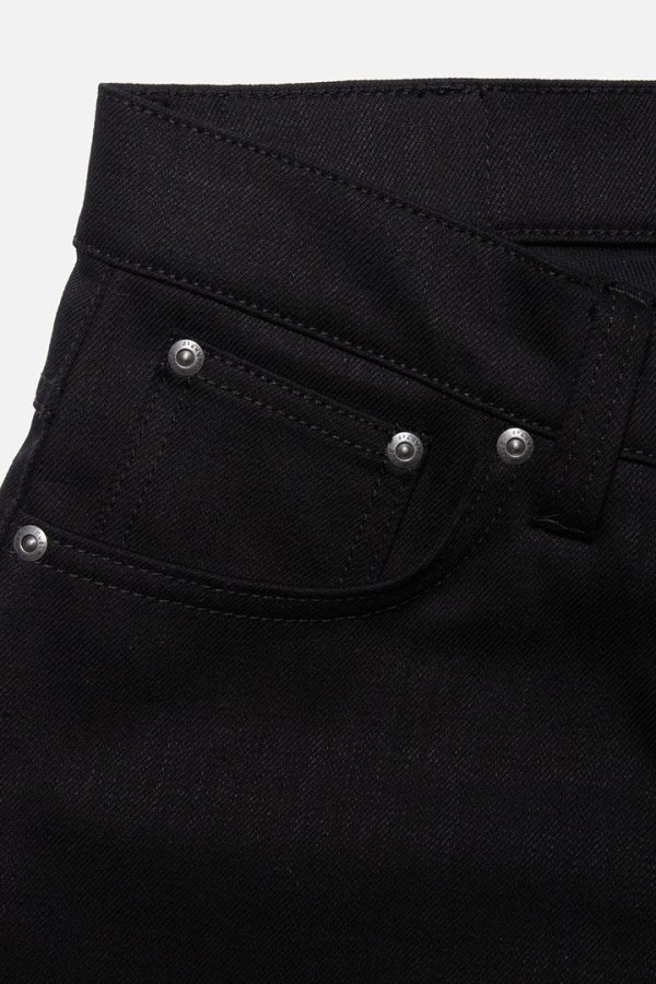 画像5: Nudie Jeans ヌーディージーンズ Grim Tim Dry Everblack グリムティム スリムストレート ジーンズ(レングス30) {113033030GRIMTIM792-BEA} (5)