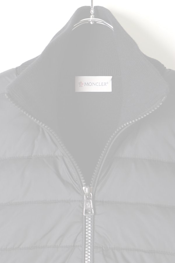 画像2:  {SOLD} MONCLER モンクレール CARDIGAN TRICOT {9B50700 A9341-BLK-BJA}  :9B50700A9341-B  (2)