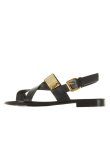 画像2: GIUSEPPE ZANOTTI ジュゼッペザノッティ GZM FLAT SANDAL GTM 10{81.0009BI010010-999-AHS} (2)