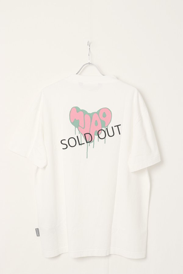 画像5: {SOLD}Palm Angels パームエンジェルス Spray Heart Classic Tee{PMAA001F21JER0220132-BDS} (5)
