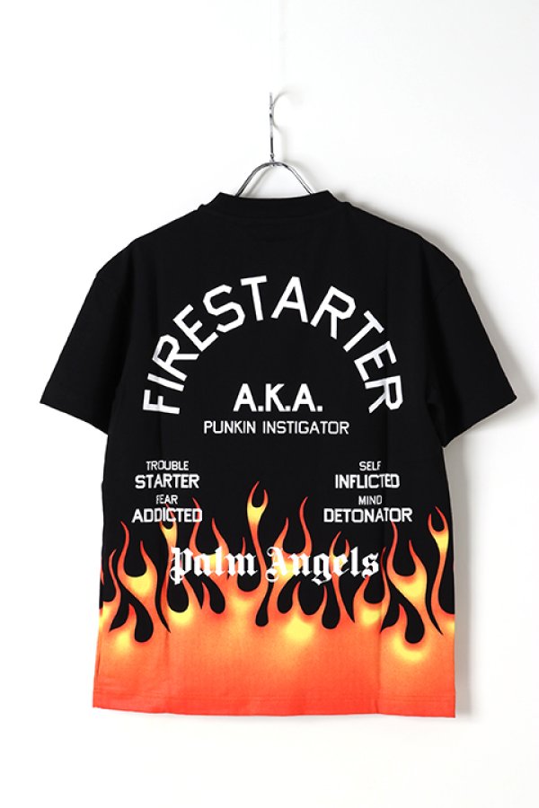 画像4: 【 40%OFF セール51,700円→31,020円】 Palm Angels パームエンジェルス FIRESTARTER CLASSIC TEE{PMAA001R20413017-1088-BJS} (4)