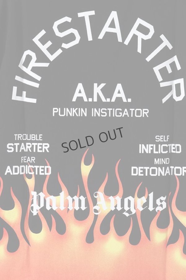 画像5: Palm Angels パームエンジェルス FIRESTARTER CLASSIC TEE{PMAA001R20413017-1088-BJS} (5)