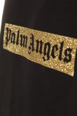 画像5: {SOLD}Palm Angels パームエンジェルス GLITTER LOGO TEE{PMAA001S7084002-1093-AGS} (5)