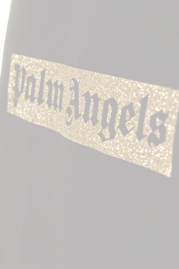 画像5:   Palm Angels パームエンジェルス GLITTER LOGO TEE{PMAA001S7084002-1093-AGS} (5)