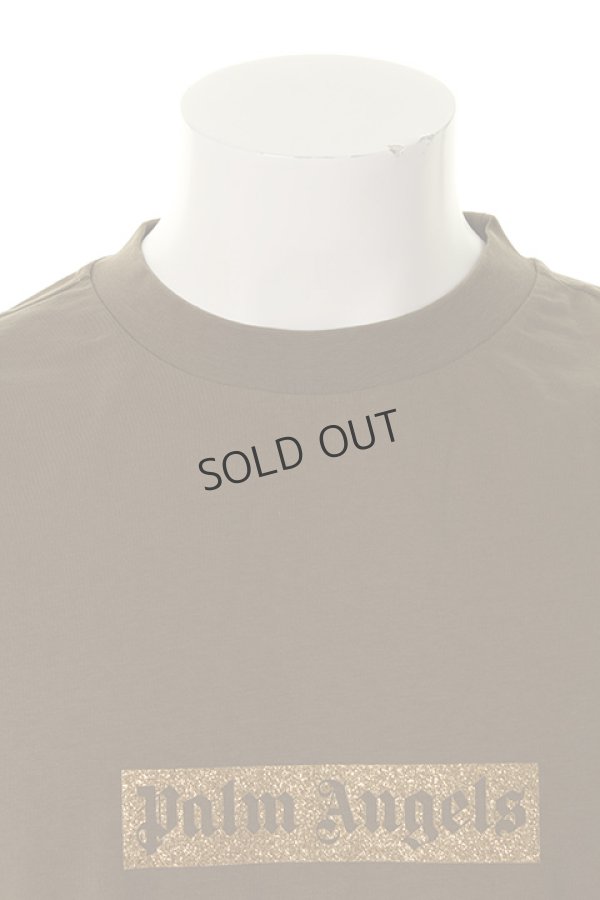 画像4: {SOLD}Palm Angels パームエンジェルス GLITTER LOGO TEE{PMAA001S7084002-4393-AGS} (4)