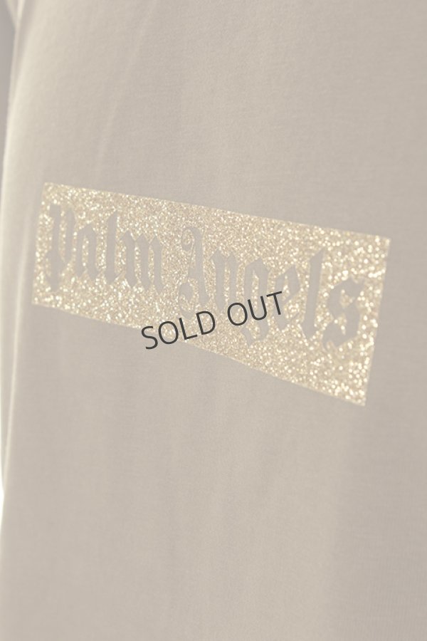 画像5: {SOLD}Palm Angels パームエンジェルス GLITTER LOGO TEE{PMAA001S7084002-4393-AGS} (5)
