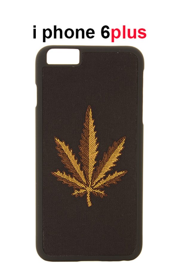 画像1: Palm Angels パームエンジェルス WEED IPHONE CASE 6PLUS{PMPA002S7198029-1093-AGS} (1)