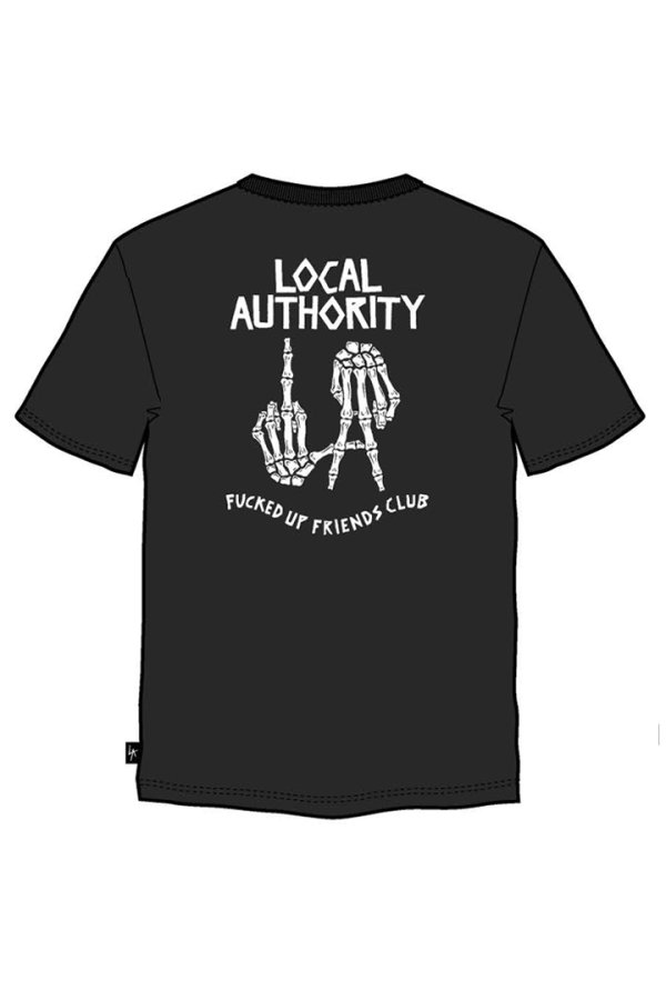 画像2: LOCAL AUTHORITY ローカルオーソリティ LA BONES SHOP TEE{-BEA} (2)