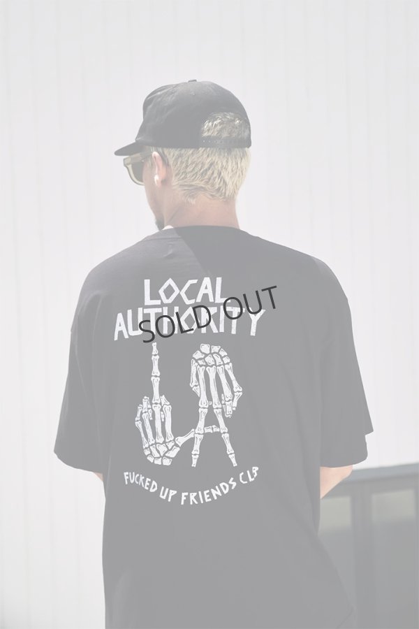 画像8: {SOLD}LOCAL AUTHORITY ローカルオーソリティ LA BONES SHOP TEE{-BEA} (8)