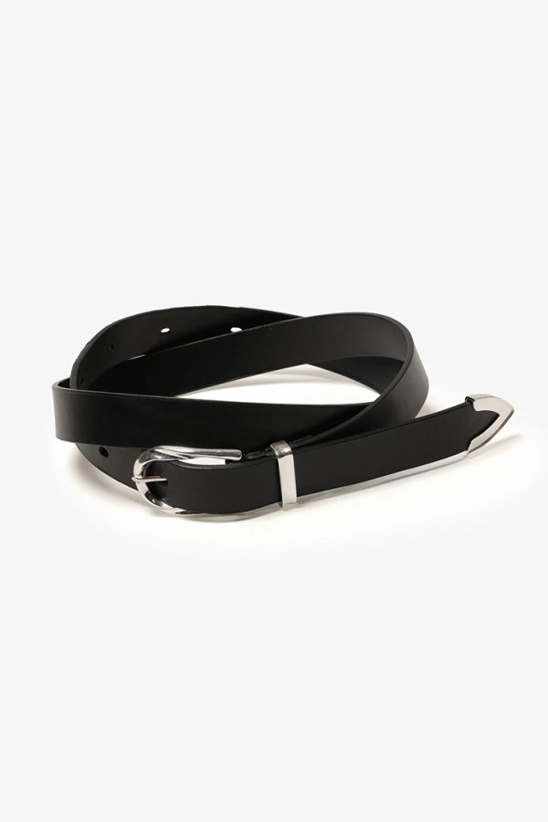 画像1: ATTACHMENT アタッチメント カウレザー ウエスタンベルト{-BFS} (1)