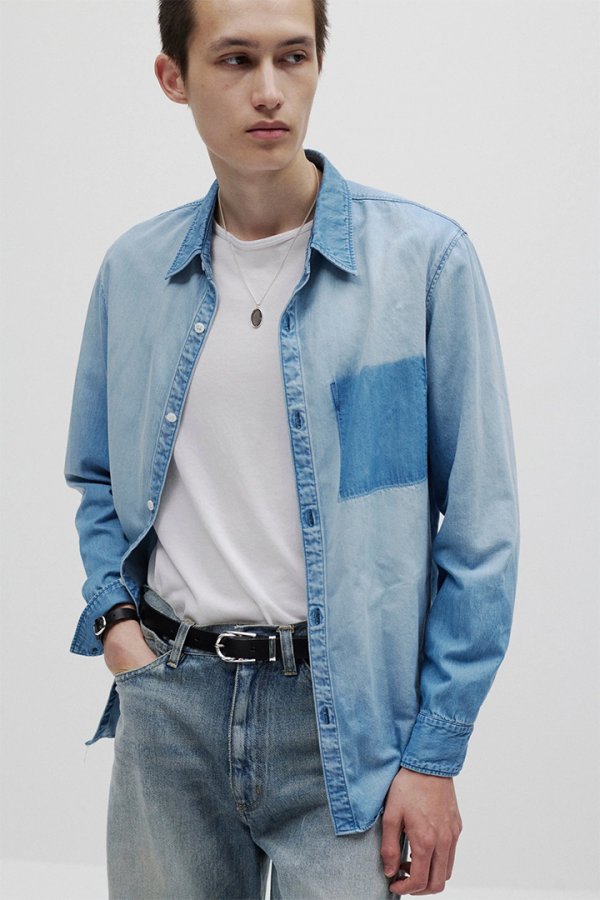 画像3: ATTACHMENT アタッチメント カウレザー ウエスタンベルト{-BFS} (3)