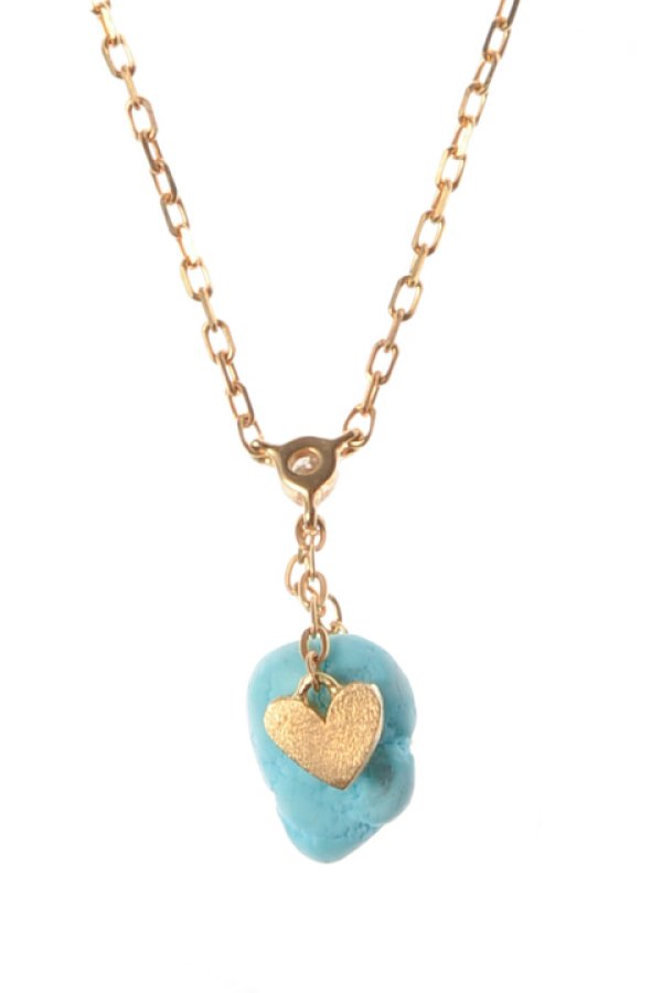 画像4: 【 30%OFF セール41,800円→29,260円】 ahkah blanc アーカーブラン ロコBSIターコイズネックレス E{AB1255010100-} (4)