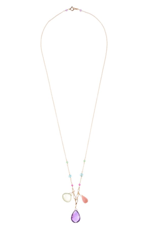 画像5: 【 30%OFF セール51,700円→36,190円】 ahkah blanc アーカーブラン トロワジュエルズネックレス 限定{AB0249010100-} (5)