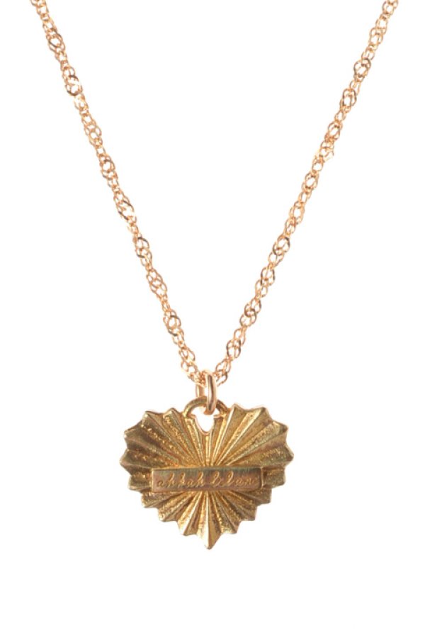 画像4: 【 30%OFF セール41,800円→29,260円】 ahkah blanc アーカーブラン エリオーネハートイニシャル E ネックレス{AB0993010100-} (4)