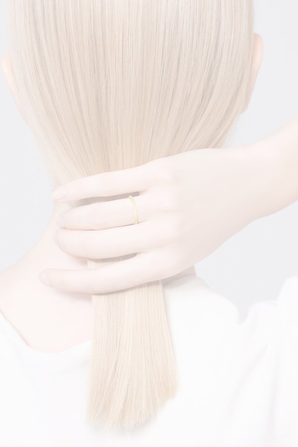 画像3:  {SOLD} ahkah blanc アーカーブラン アンハートエタニティリング{AB0884010200-AIA} (3)
