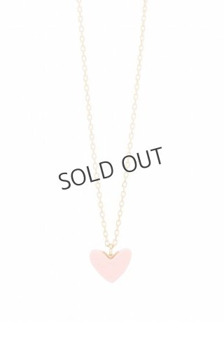SOLD}ahkah blanc アーカーブラン ティランハート（ピンク）ネックレス