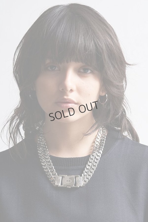 画像2: {SOLD}ACUOD by CHANU アクオド バイ チャヌ 2CHAIN BUCKLE NECKLACE{AC-21SS-2CBKNL-BJA} (2)