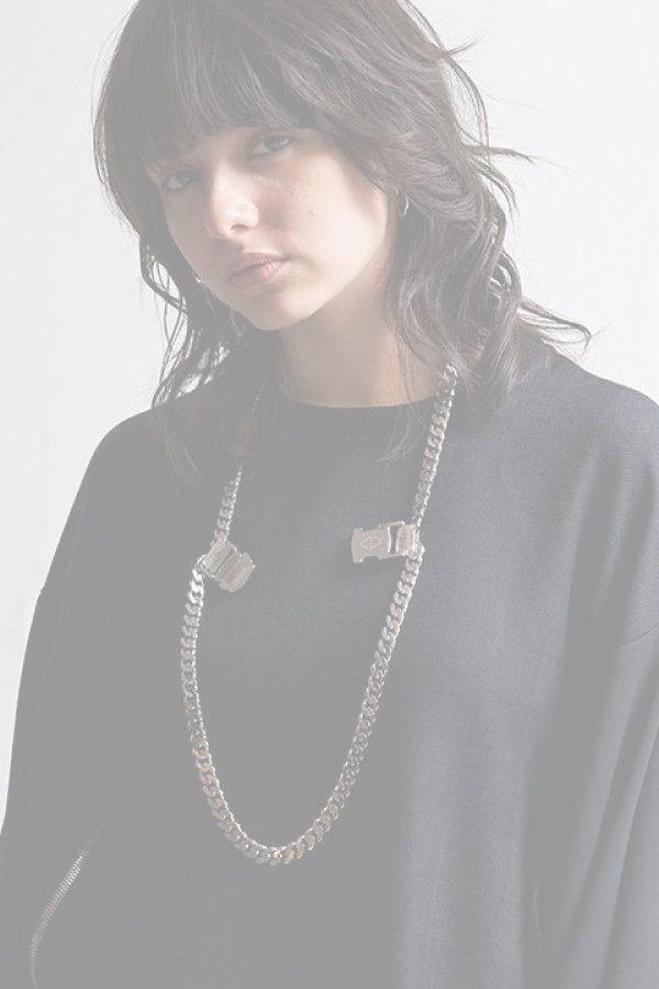 画像5:   ACUOD by CHANU アクオド バイ チャヌ 2CHAIN BUCKLE NECKLACE{AC-21SS-2CBKNL-BJA} (5)
