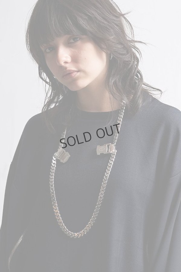 画像5: {SOLD}ACUOD by CHANU アクオド バイ チャヌ 2CHAIN BUCKLE NECKLACE{AC-21SS-2CBKNL-BJA} (5)