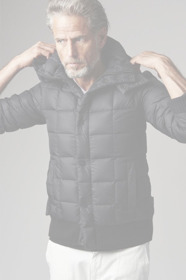 画像1:   AKM×DUVETICA エイケイエム×デュベティカ NEO SQUARE HOODED{AD001-NYL026-99-AHA} (1)
