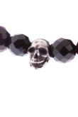 画像3: VADEL バデル natural stone/silver skull bracelet{AE087-STN01-4799（4499）-AEA} (3)