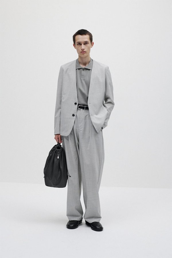 画像6: ATTACHMENT アタッチメント シンセティックレザー バケットバッグ{-BFS} (6)