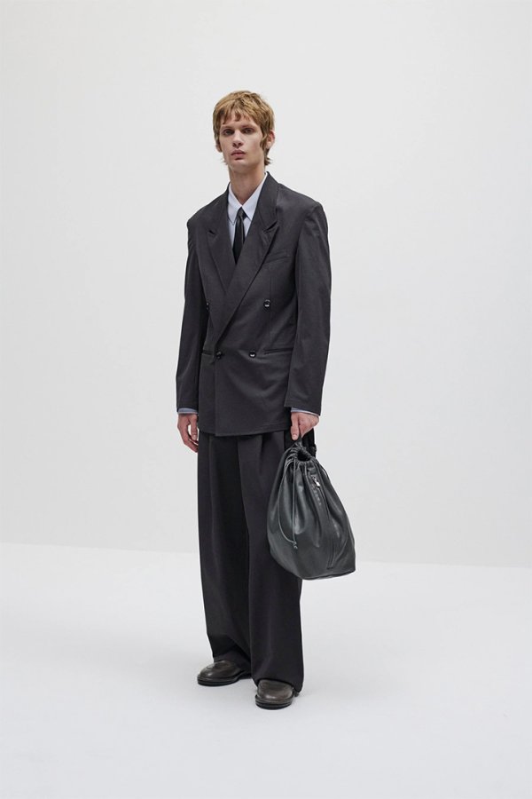 画像7: ATTACHMENT アタッチメント シンセティックレザー バケットバッグ{-BFS} (7)