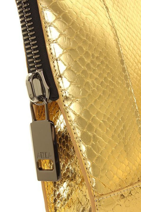 画像4: 【 30%OFF セール173,800円→121,660円】 AIZEA アイセア Document Kase（Gunmetal Zip）{-AGA} (4)