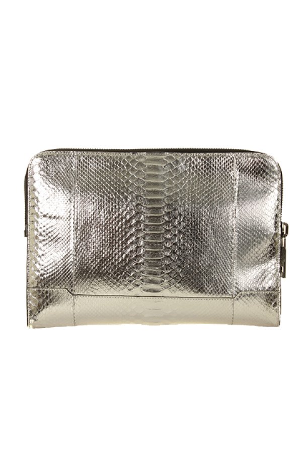 画像2: 【 30%OFF セール173,800円→121,660円】 AIZEA アイセア Document Kase（Gunmetal Zip）{-AGA} (2)