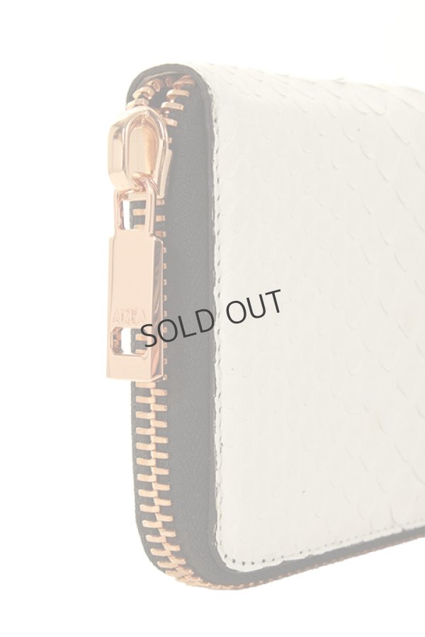 画像4: {SOLD}AIZEA アイセア Zippy Wallet（Pinkgold Zip）{-AGA} (4)