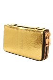 画像2: {SOLD}AIZEA アイセア Double Zippy Wallet（Pinkgold Zip）{-AGA} (2)