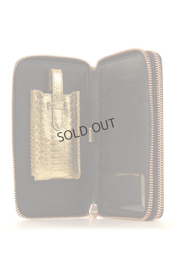 画像4: {SOLD}AIZEA アイセア Double Zippy Wallet（Pinkgold Zip）{-AGA} (4)